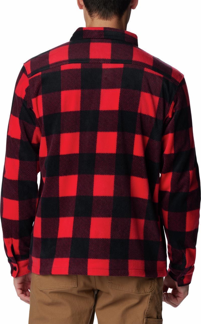 Steens Mountain Printed Shirt Jacket - Mens - Mountain Red Check Print 2