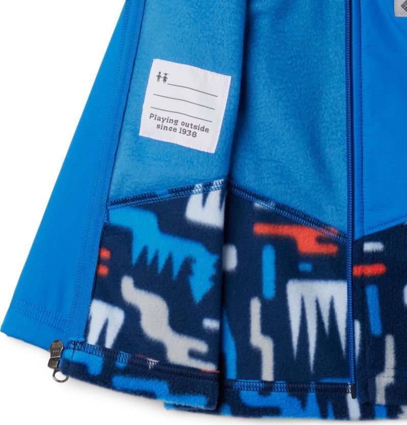 Steens Mt II Overlay Hoodie - Toddler - Collegiate Navy Highland / Bright Indigo 2