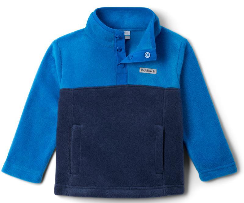 Steens Mtn II 1/4 Snap Fleece Pullover - Toddler - Collegiate Navy / Bright Indigo 1