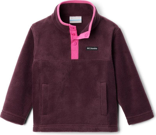 Steens Mtn II 1/4 Snap Fleece Pullover - Toddler - Moonvista / Pink Ice 1