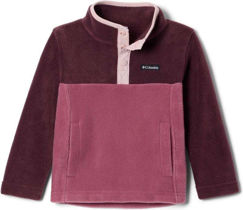 Steens Mtn II 1/4 Snap Fleece Pullover - Toddler - antique mauve / moonvista / mineral pink 1