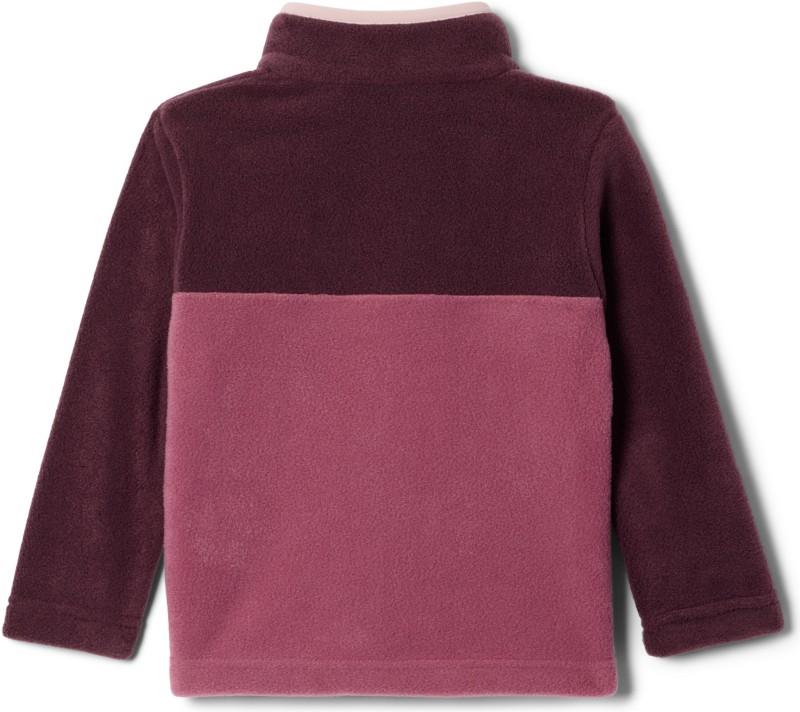 Steens Mtn II 1/4 Snap Fleece Pullover - Toddler - antique mauve / moonvista / mineral pink 1