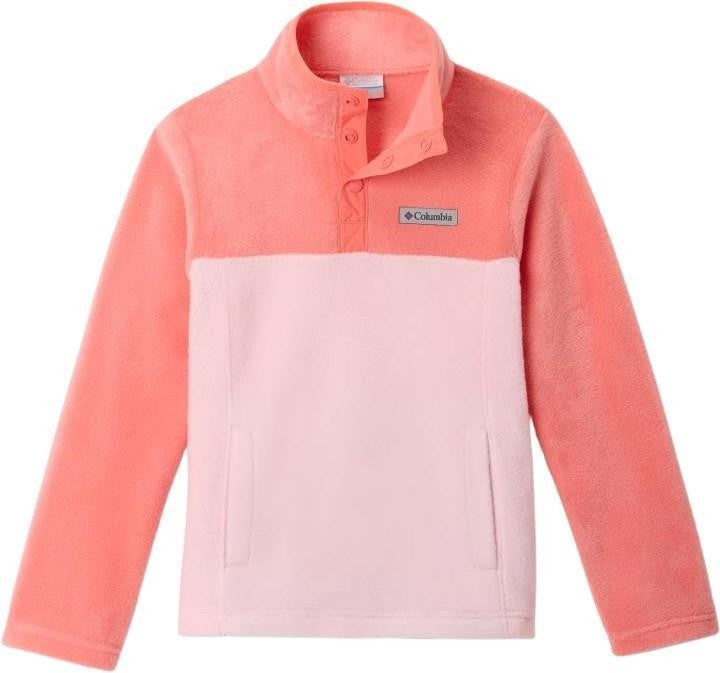 Steens Mtn II 1/4 Snap Fleece Pullover - Toddler - satin pink / hot coral 1