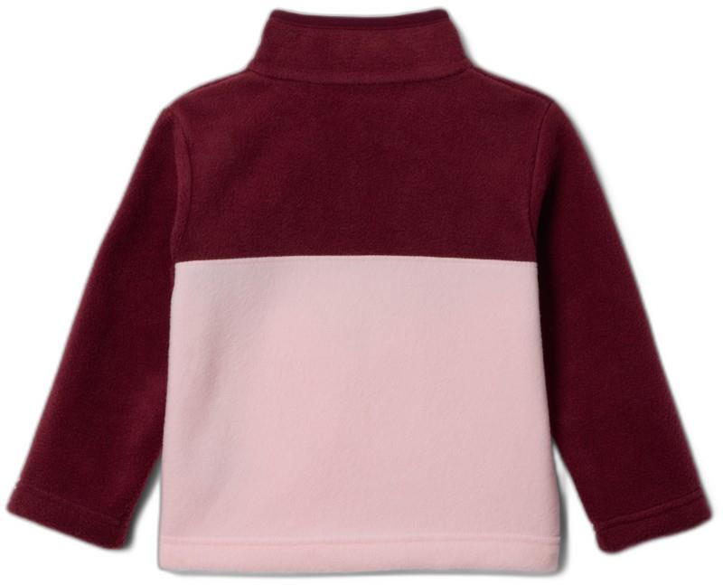 Steens Mtn II 1/4 Snap Fleece Pullover - Toddler - satin pink / rich wine 1