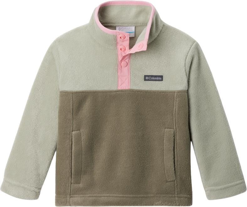Steens Mtn II 1/4 Snap Fleece Pullover - Toddler - stone green / safari 1