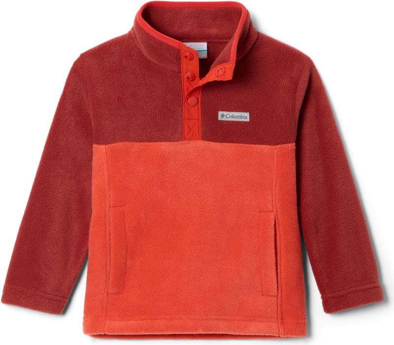 Steens Mtn II 1/4 Snap Fleece Pullover - Toddler - super sonic / red oxide 1