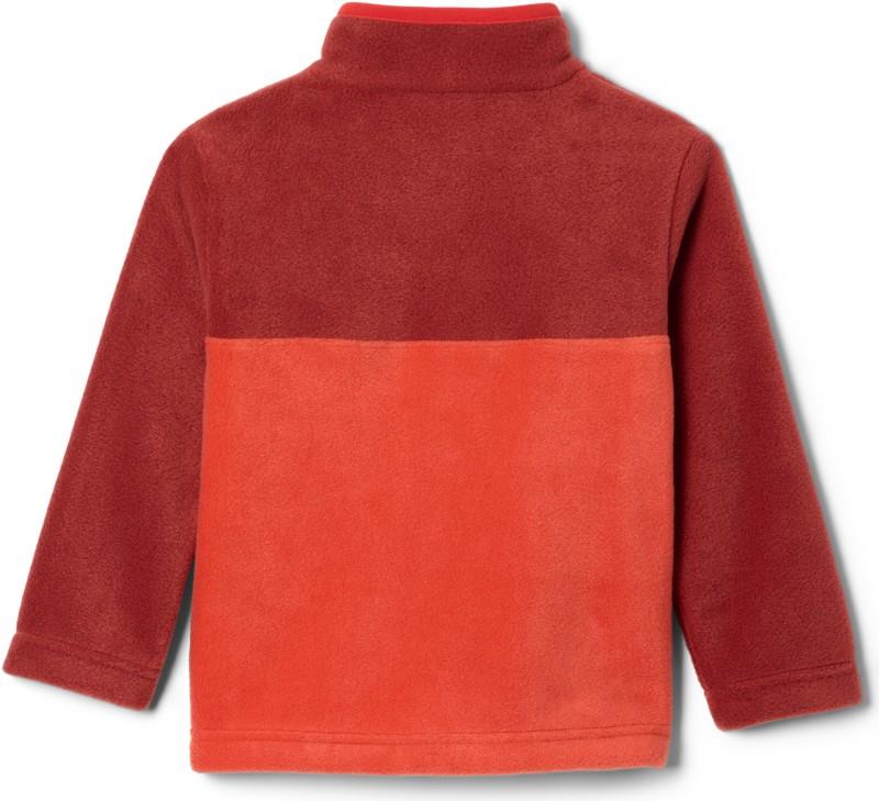 Steens Mtn II 1/4 Snap Fleece Pullover - Toddler - super sonic / red oxide 1