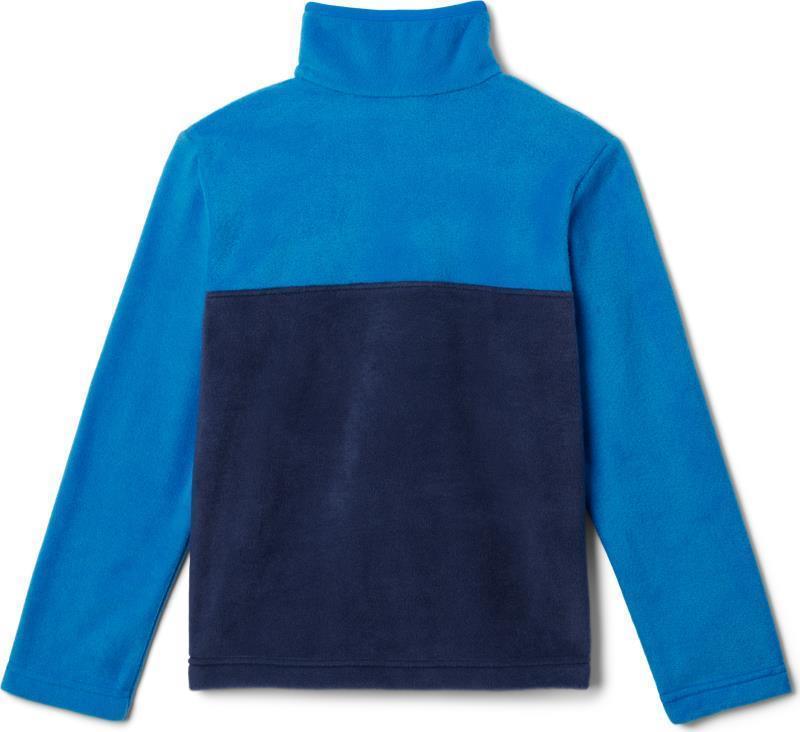 Steens Mtn II 1/4 Snap Fleece Pullover - Youth - Collegiate Navy / Bright Indigo 2