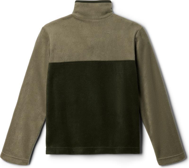 Steens Mtn II 1/4 Snap Fleece Pullover - Youth - Greenscape / Stone Green 2