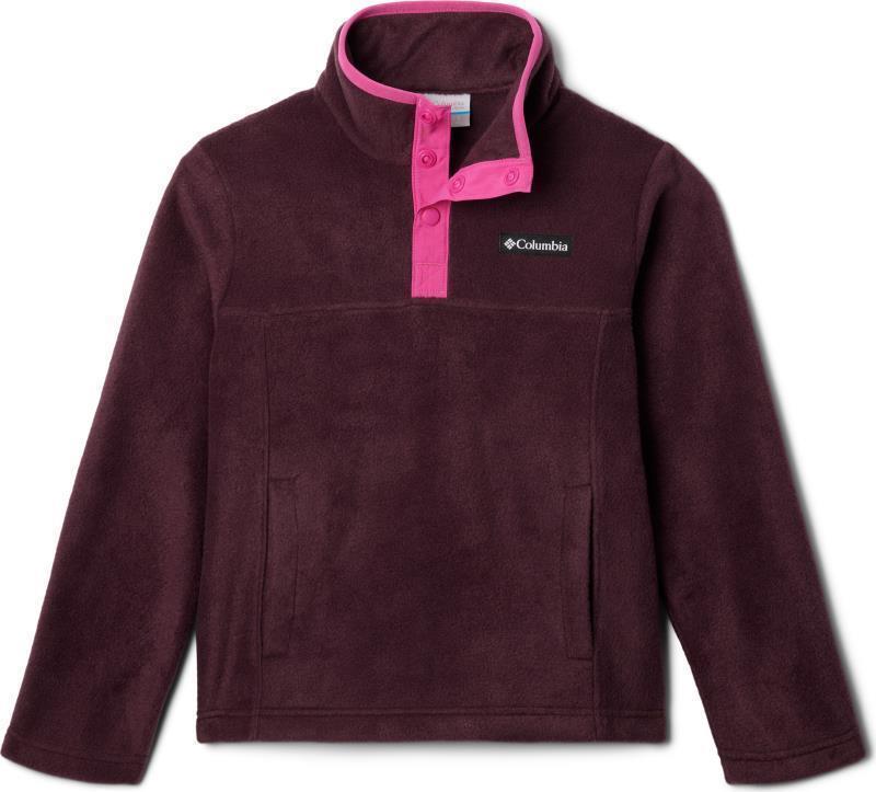 Steens Mtn II 1/4 Snap Fleece Pullover - Youth - Moonvista / Pink Ice 1