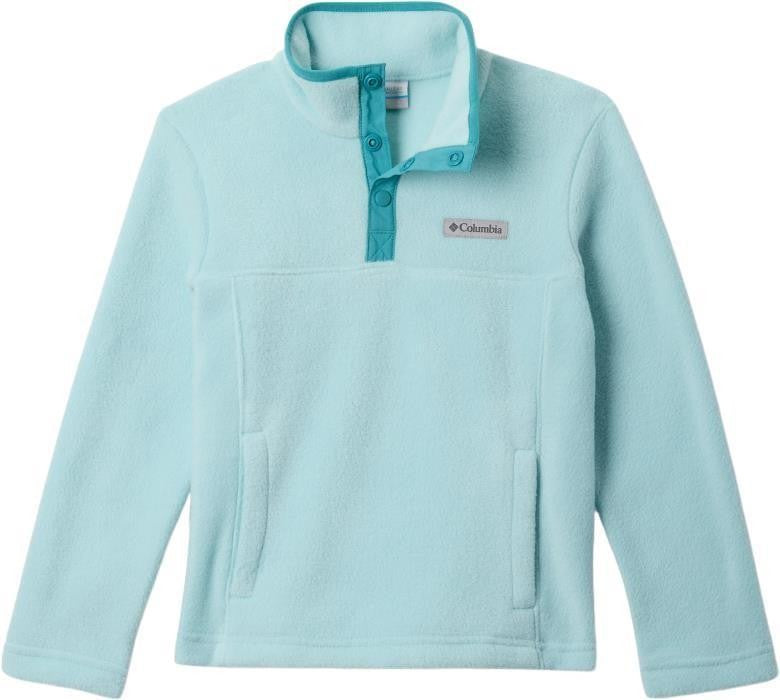 Steens Mtn II 1/4 Snap Fleece Pullover - Youth - spray / teal 1
