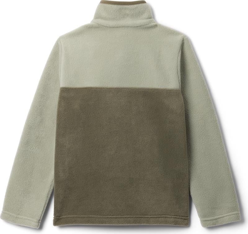 Steens Mtn II 1/4 Snap Fleece Pullover - Youth - stone green / safari 1