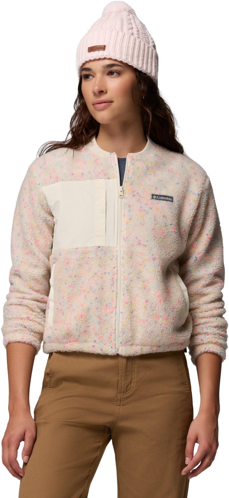 Stellar Path Fleece Bomber Full-Zip - Womens - chalk 1