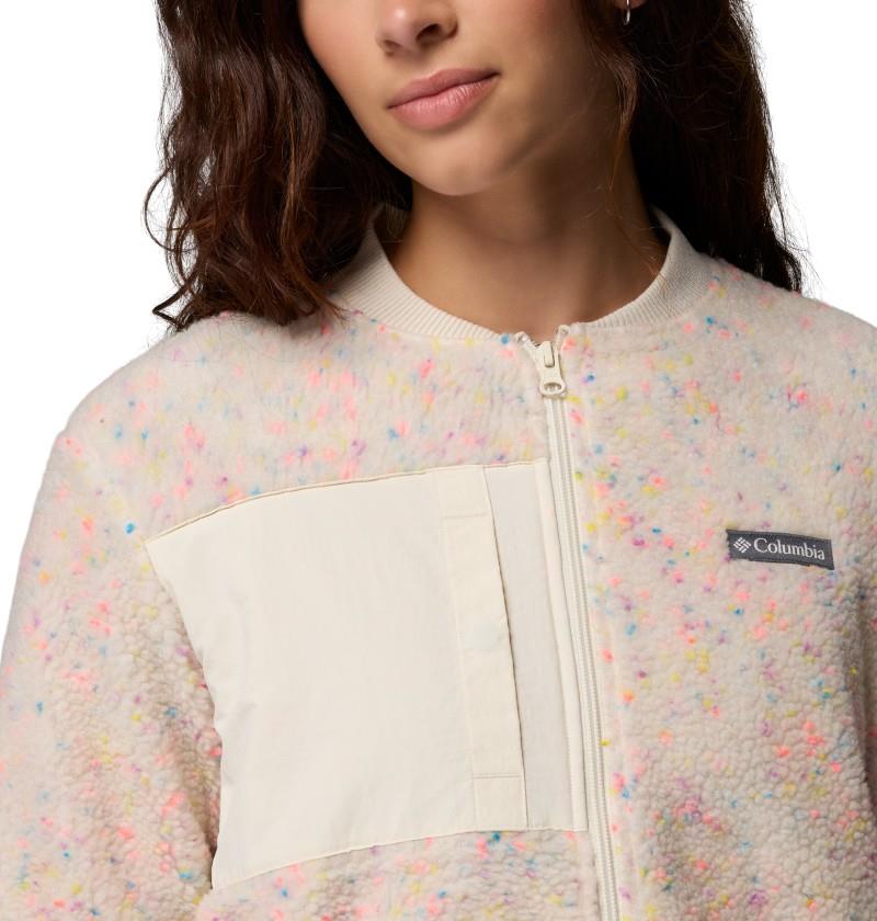 Stellar Path Fleece Bomber Full-Zip - Womens - chalk 1