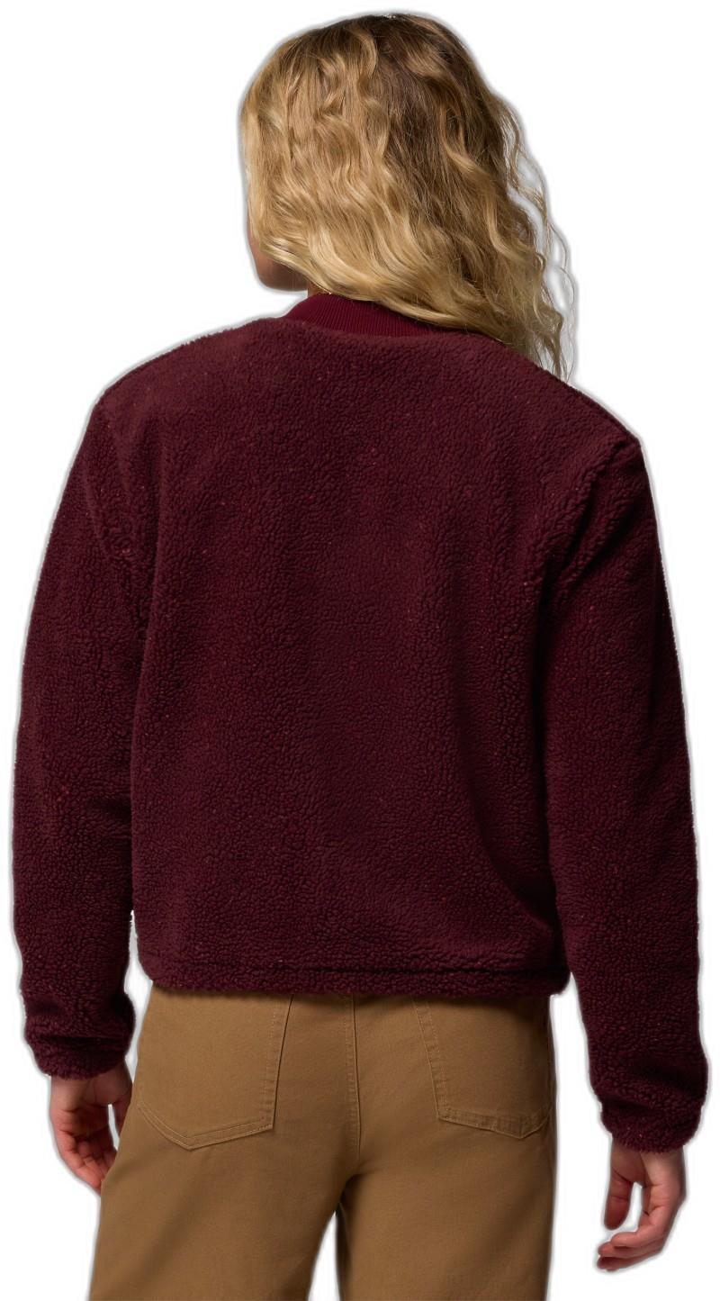 Stellar Path Fleece Bomber Full-Zip - Womens - rich wine 1