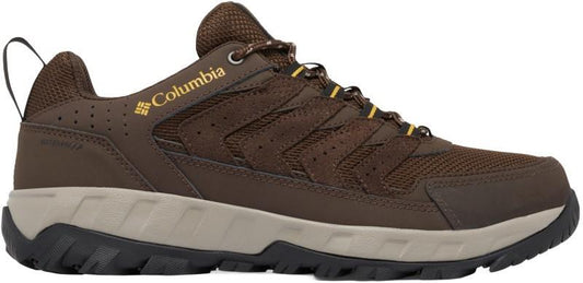 Strata Trail Low Waterproof - Mens - cordovan / golden yellow 1