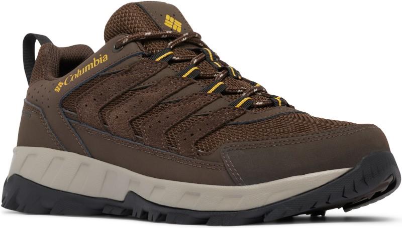 Strata Trail Low Waterproof - Mens - cordovan / golden yellow 1