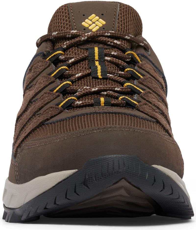 Strata Trail Low Waterproof - Mens - cordovan / golden yellow 1