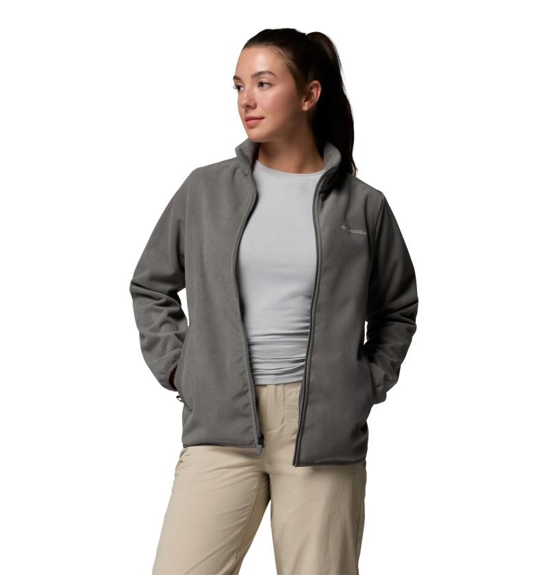 Street Commuter II Full-Zip Fleece Jacket - Womens - charcoal 1