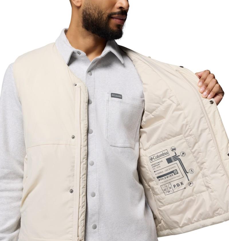 Street Heights Padded Vest - Mens - dark stone 1