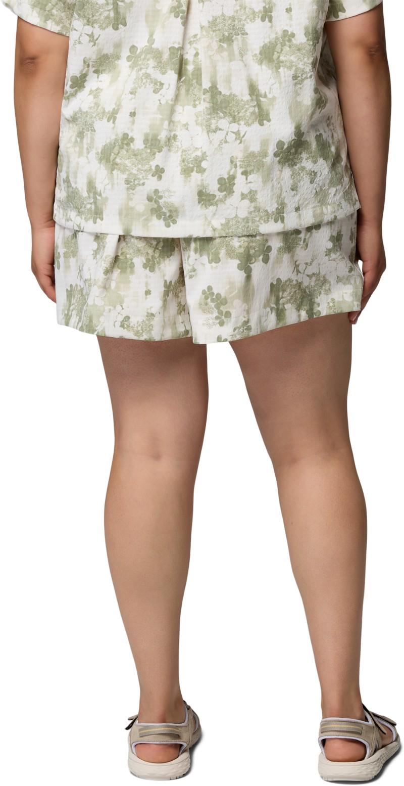 Sucker for Summer Print Shorts, 4" Inseam, Extended - Womens - blanc / florage 1
