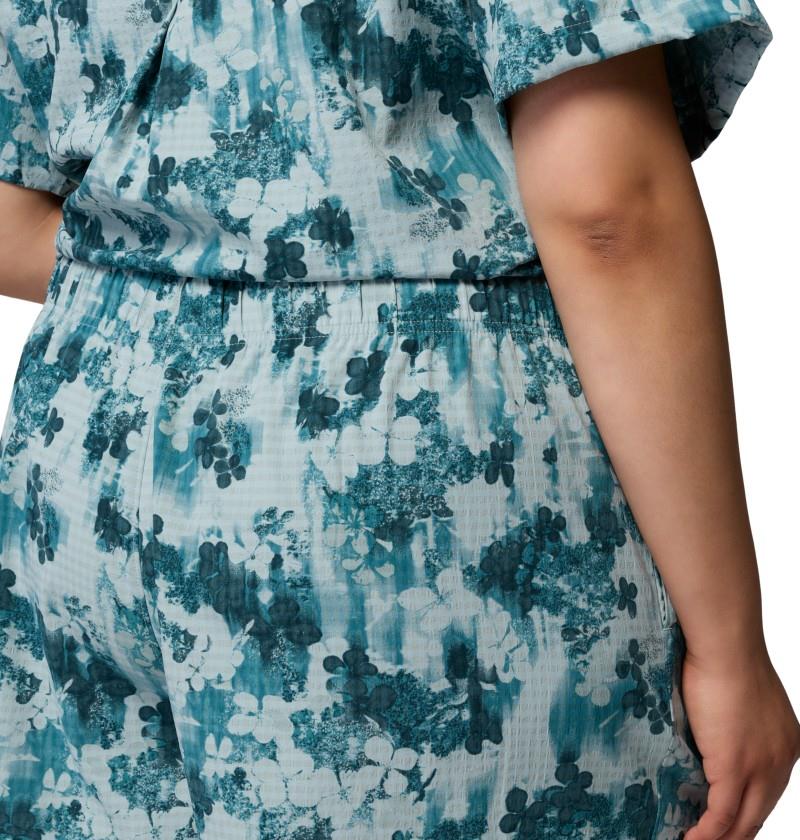 Sucker for Summer Print Shorts, 4" Inseam, Extended - Womens - crushed blue / florage 1