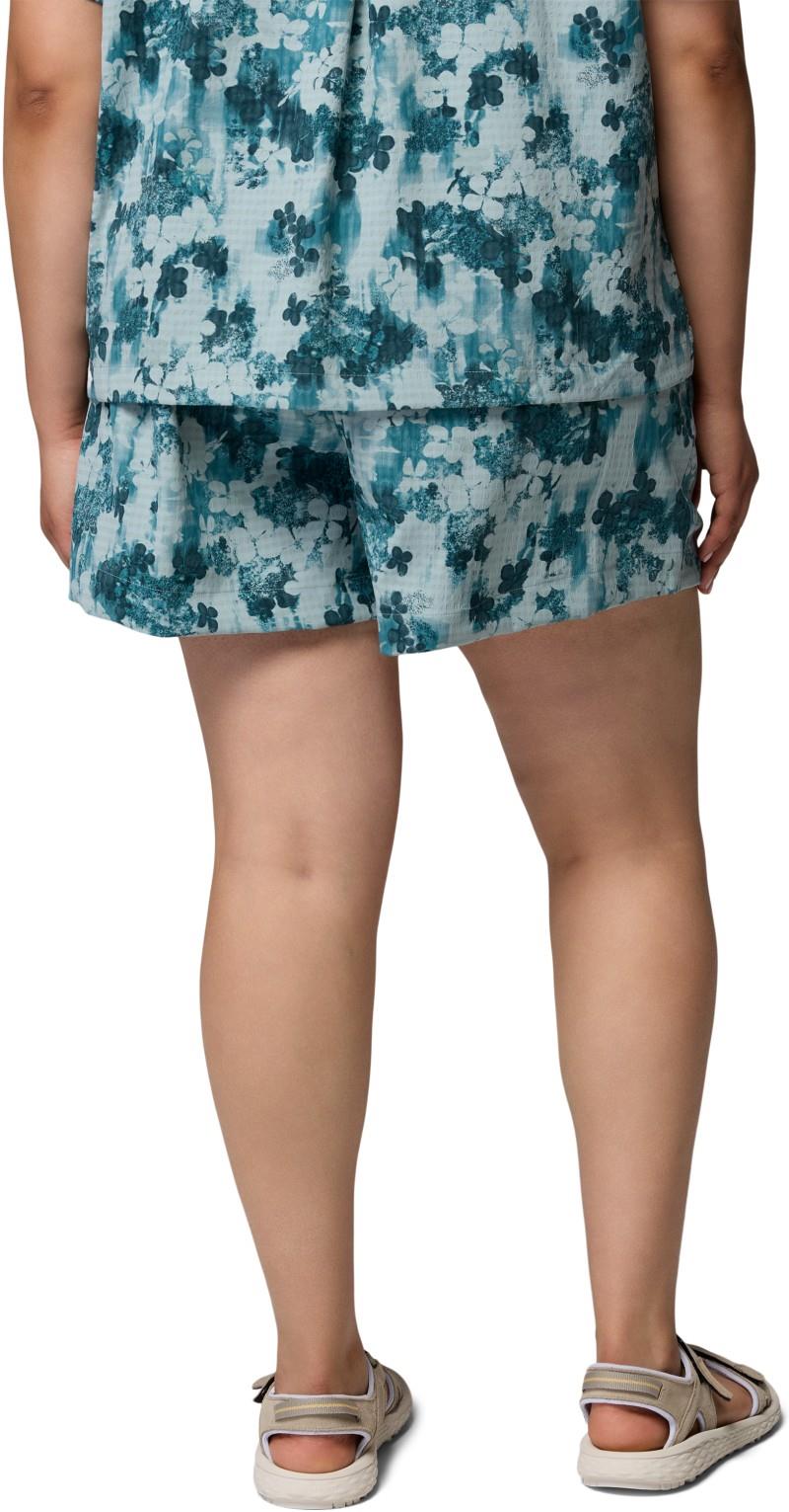 Sucker for Summer Print Shorts, 4" Inseam, Extended - Womens - crushed blue / florage 1