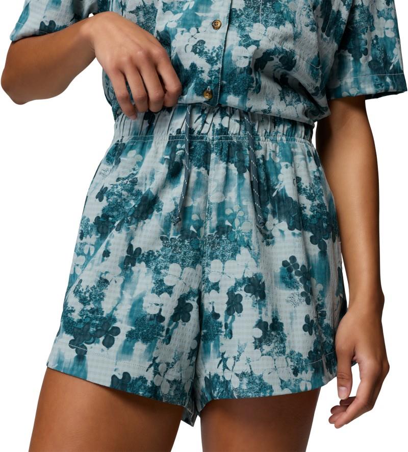 Sucker for Summer Print Shorts, 4" Inseam - Womens - crushed blue / florage 1