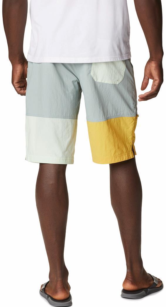 Summerdry Belted Shorts, 10" Inseam - Mens - Niagara / Ice Green / Golden Nugget 2