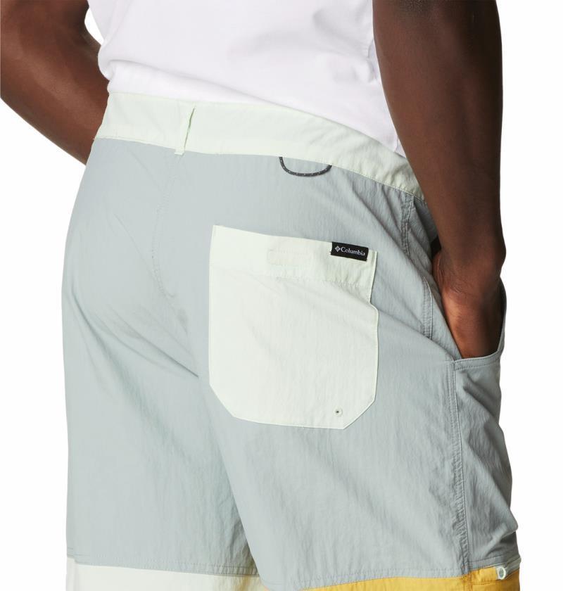 Summerdry Belted Shorts, 10" Inseam - Mens - Niagara / Ice Green / Golden Nugget 5