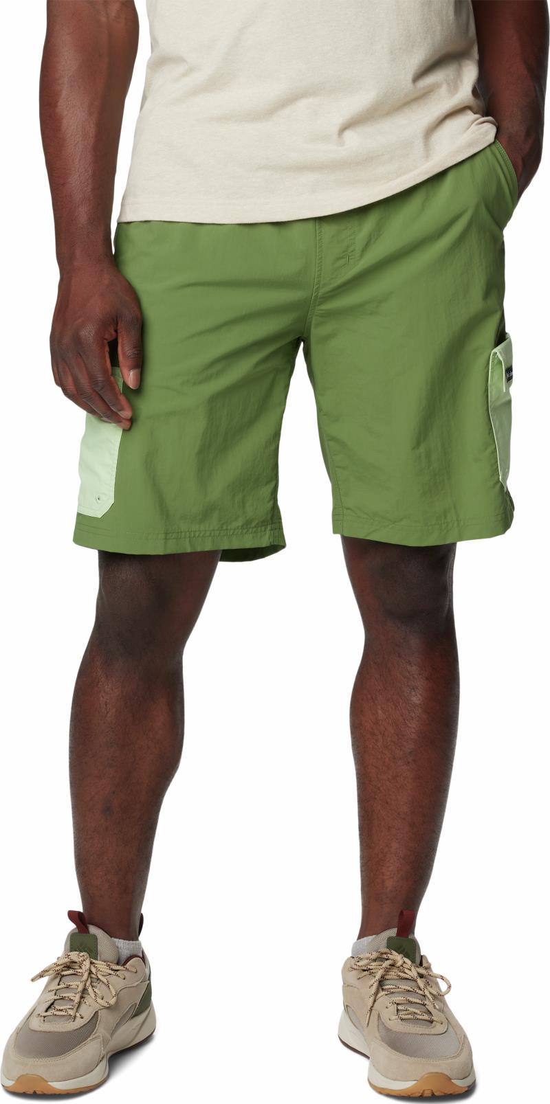 Summerdry Brief Shorts, 9" Inseam - Mens - Canteen / Sage Leaf 1