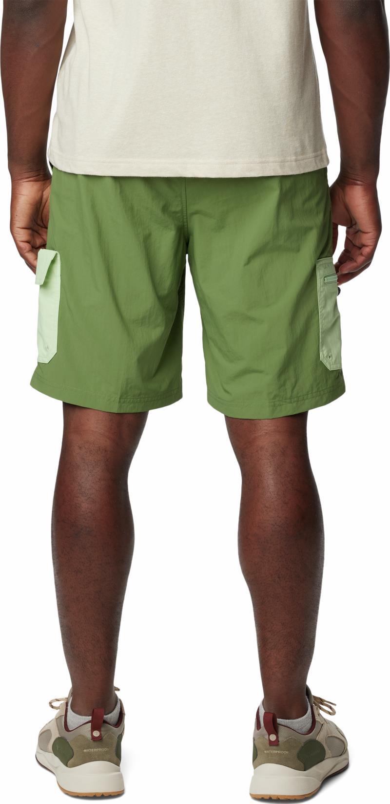 Summerdry Brief Shorts, 9" Inseam - Mens - Canteen / Sage Leaf 2