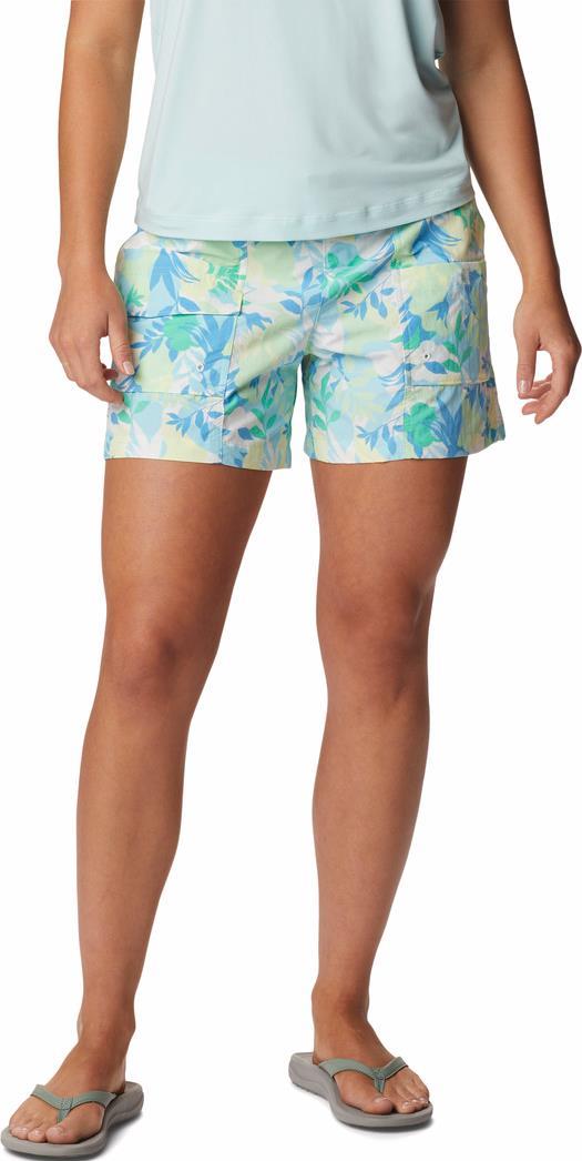 Summerdry Cargo Shorts, 3" Inseam - Womens - Key West / Floriated 1