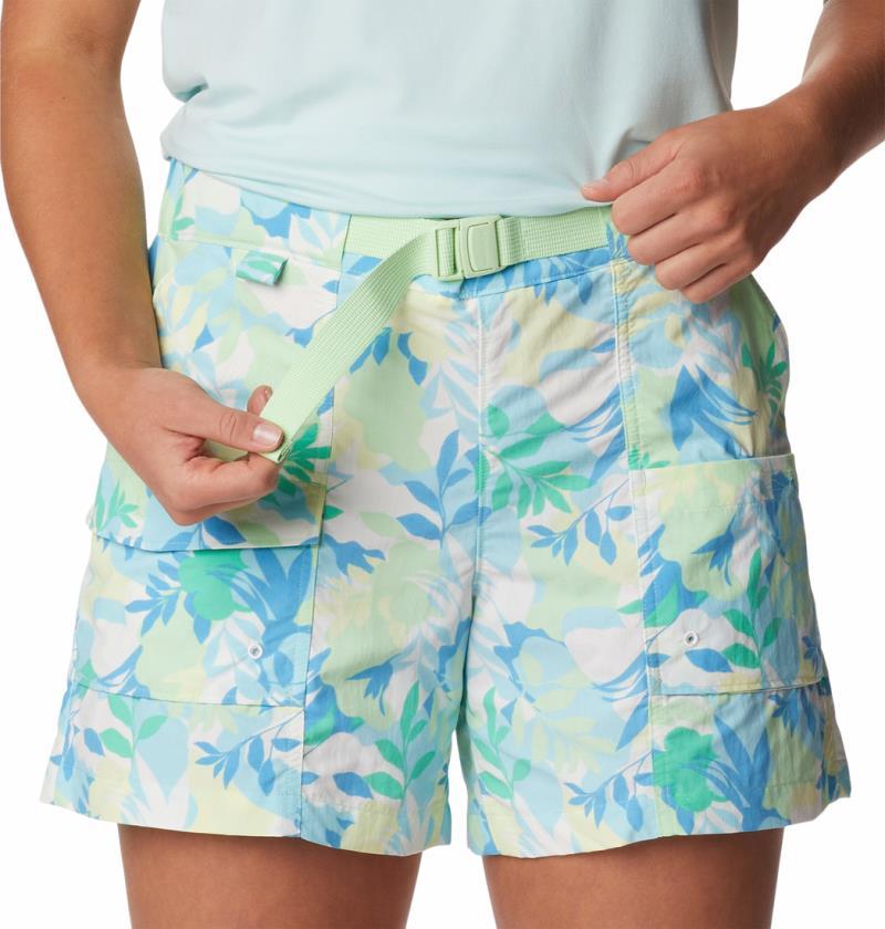 Summerdry Cargo Shorts, 3" Inseam - Womens - Key West / Floriated 4