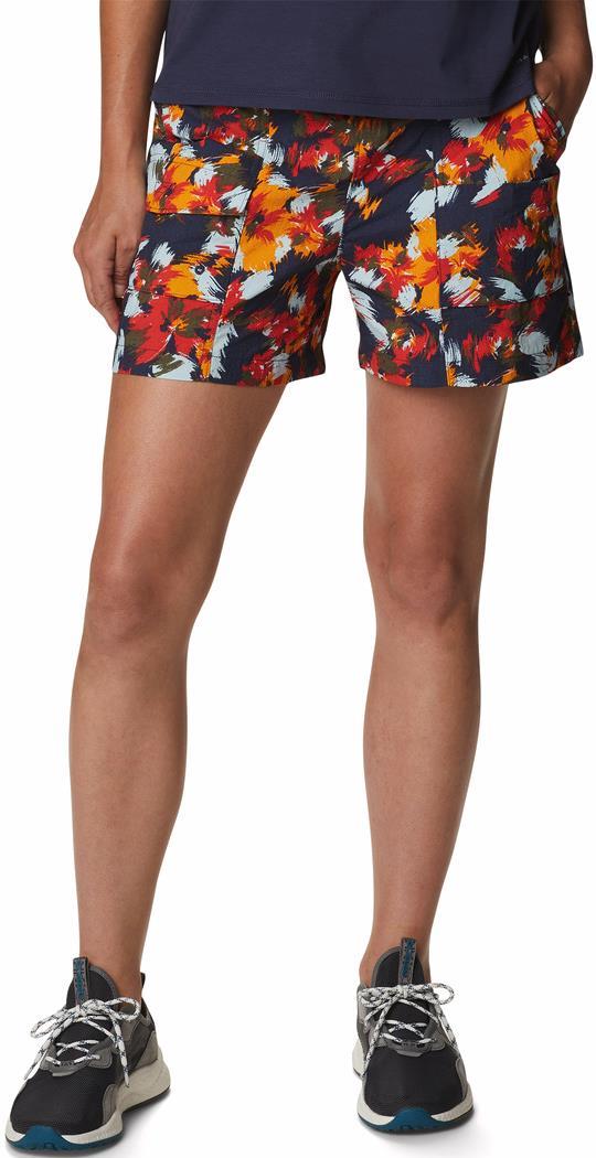 Summerdry Cargo Shorts, 3" Inseam - Womens - Nocturnal Typhoon Blooms Multi 1