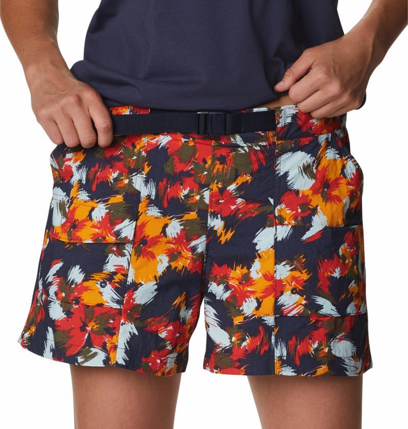 Summerdry Cargo Shorts, 3" Inseam - Womens - Nocturnal Typhoon Blooms Multi 4