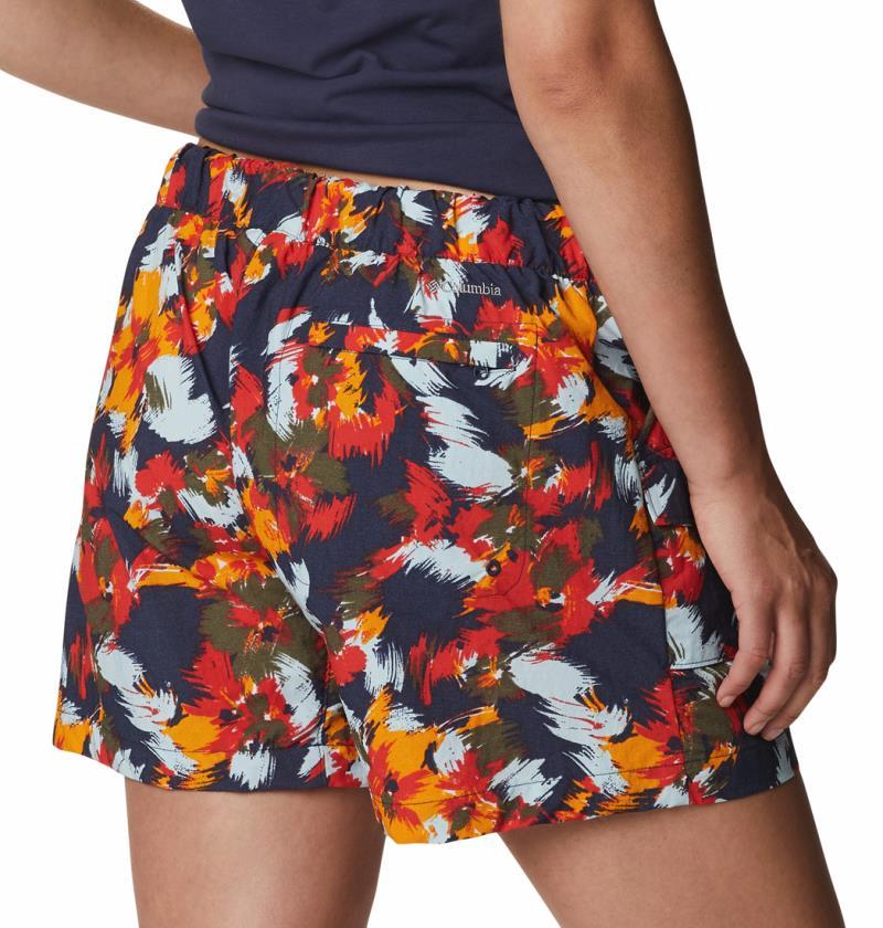 Summerdry Cargo Shorts, 3" Inseam - Womens - Nocturnal Typhoon Blooms Multi 5