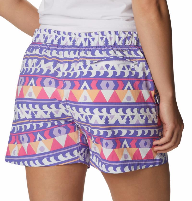Summerdry Cargo Shorts, 3" Inseam - Womens - White / Camp Blanket 5