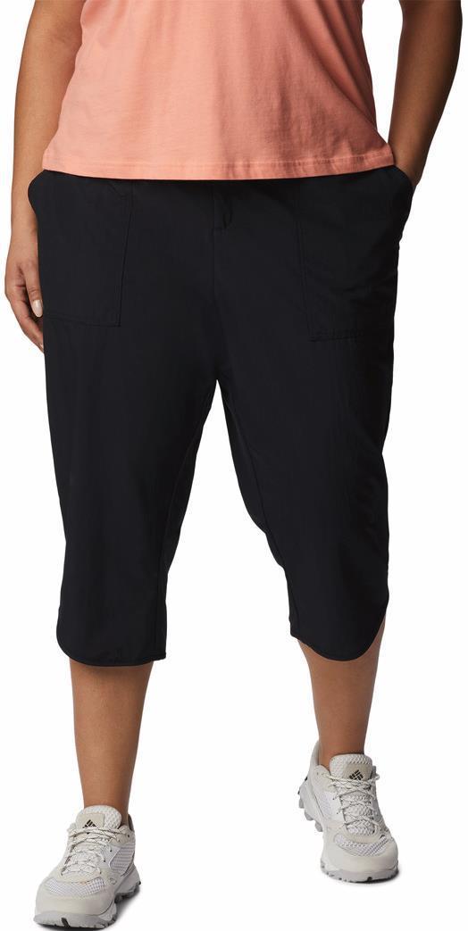 Summerdry Knee Pants - Plus - Womens - Black 1