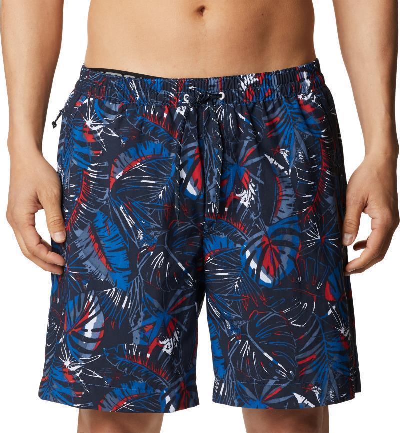 Summerdry Shorts, 6" Inseam - Mens - Bright Indigo King Palm Multi 1