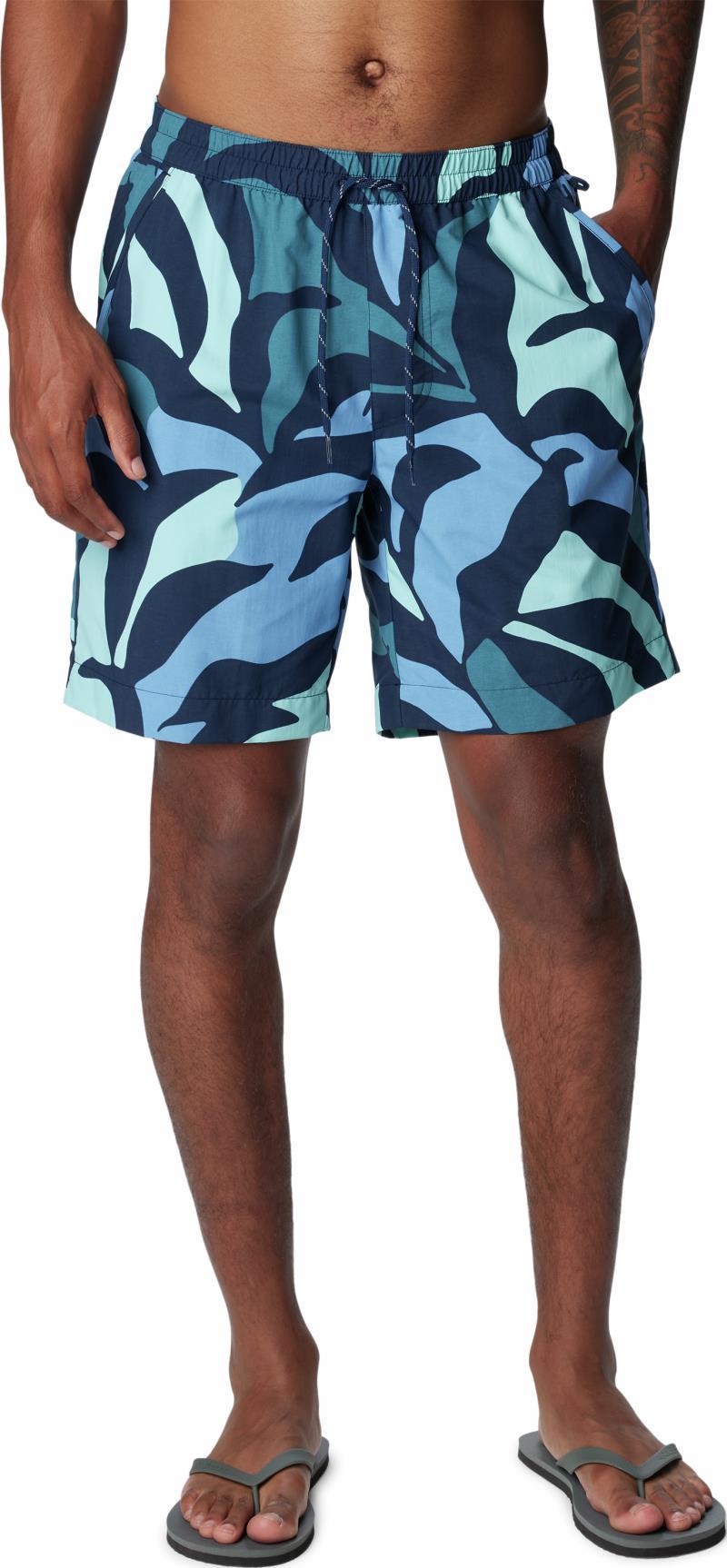 Summerdry Shorts, 6" Inseam - Mens - Collegiate Navy Floristic 3