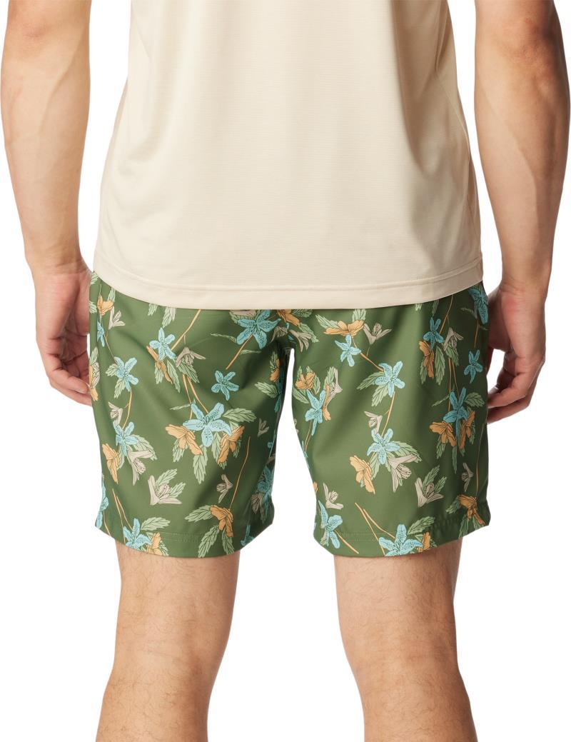 Summertide Stretch Printed Shorts, 8" Inseam - Mens - Canteen Tiger Lilies 3