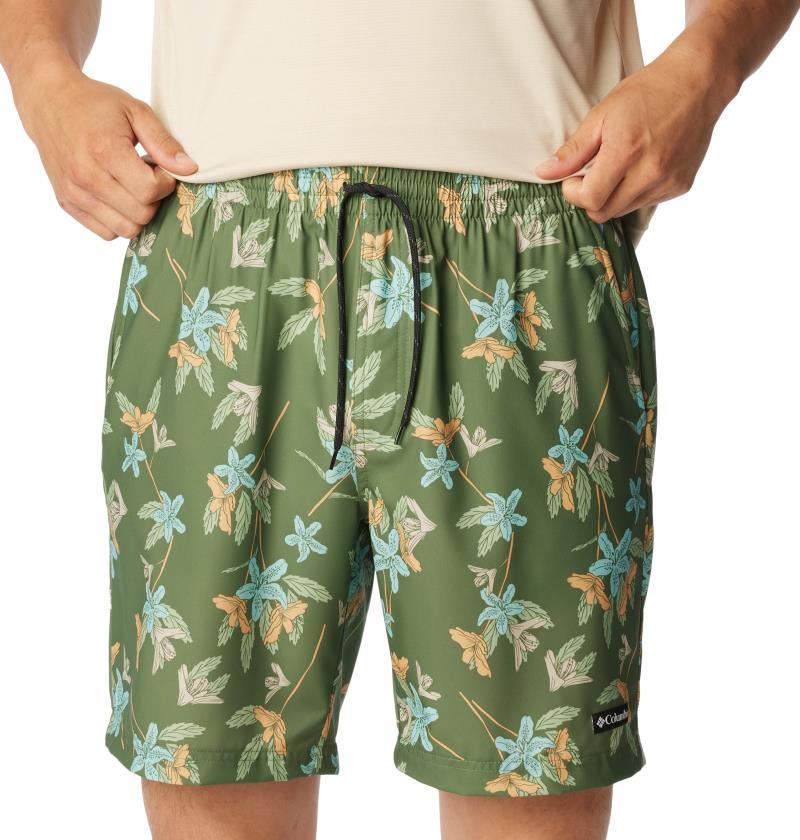 Summertide Stretch Printed Shorts, 8" Inseam - Mens - Canteen Tiger Lilies 4