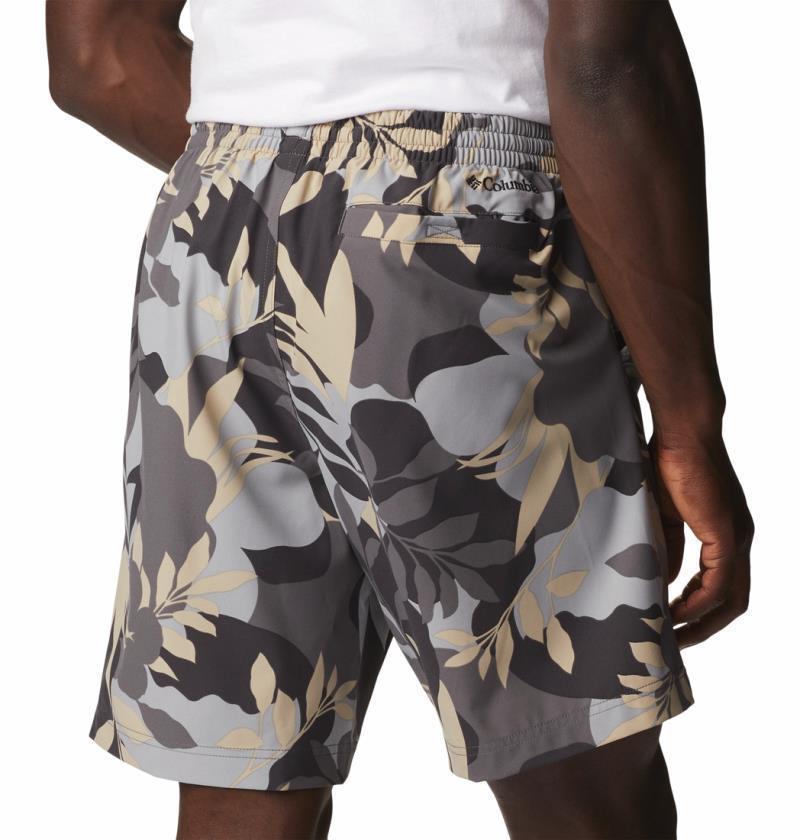 Summertide Stretch Printed Shorts, 8" Inseam - Mens - City Grey Floriated 5