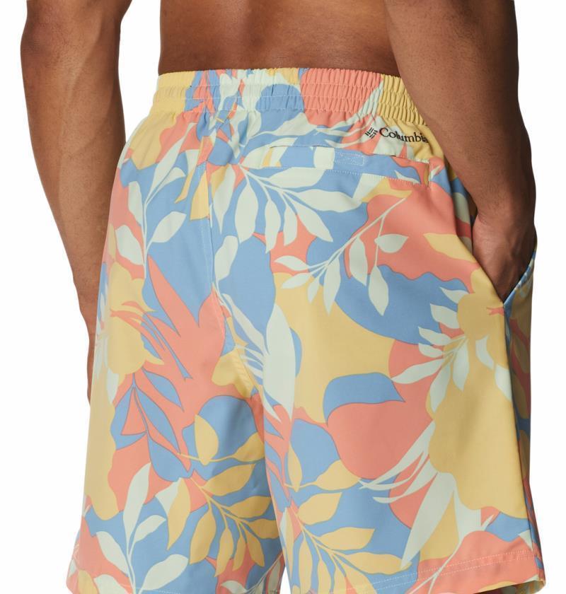 Summertide Stretch Printed Shorts, 8" Inseam - Mens - Cornstalk Floriated 5