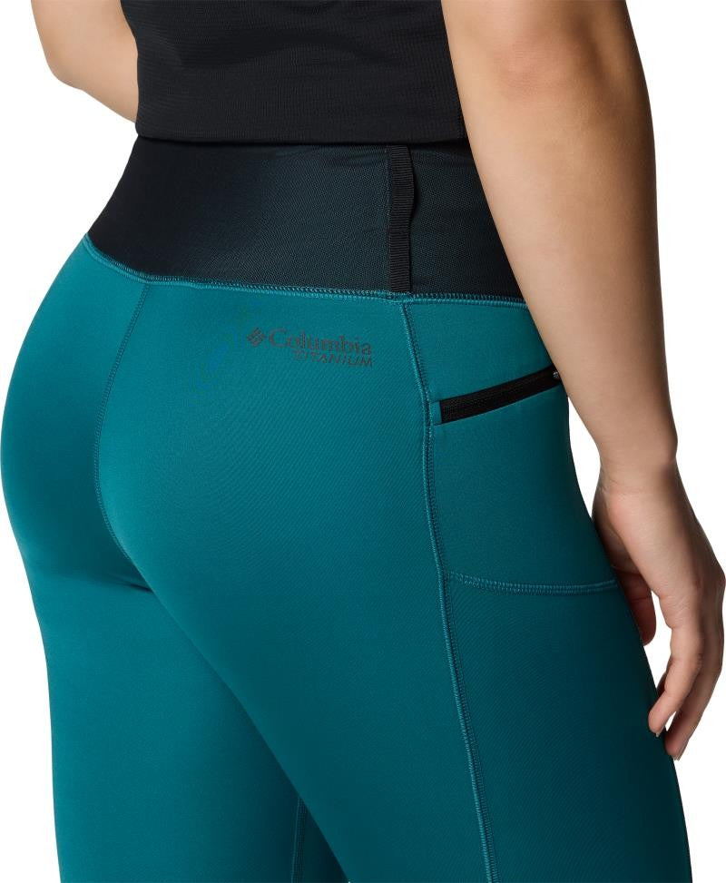 Summit Valley Leggings - Womens - river blue / black 1