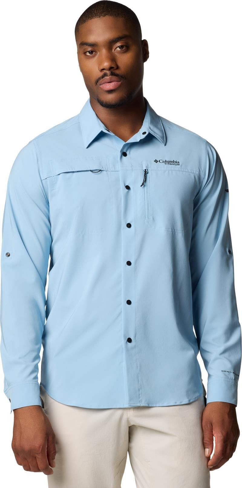 Summit Valley Woven LS Shirt, Tall - Mens - ripple blue 1
