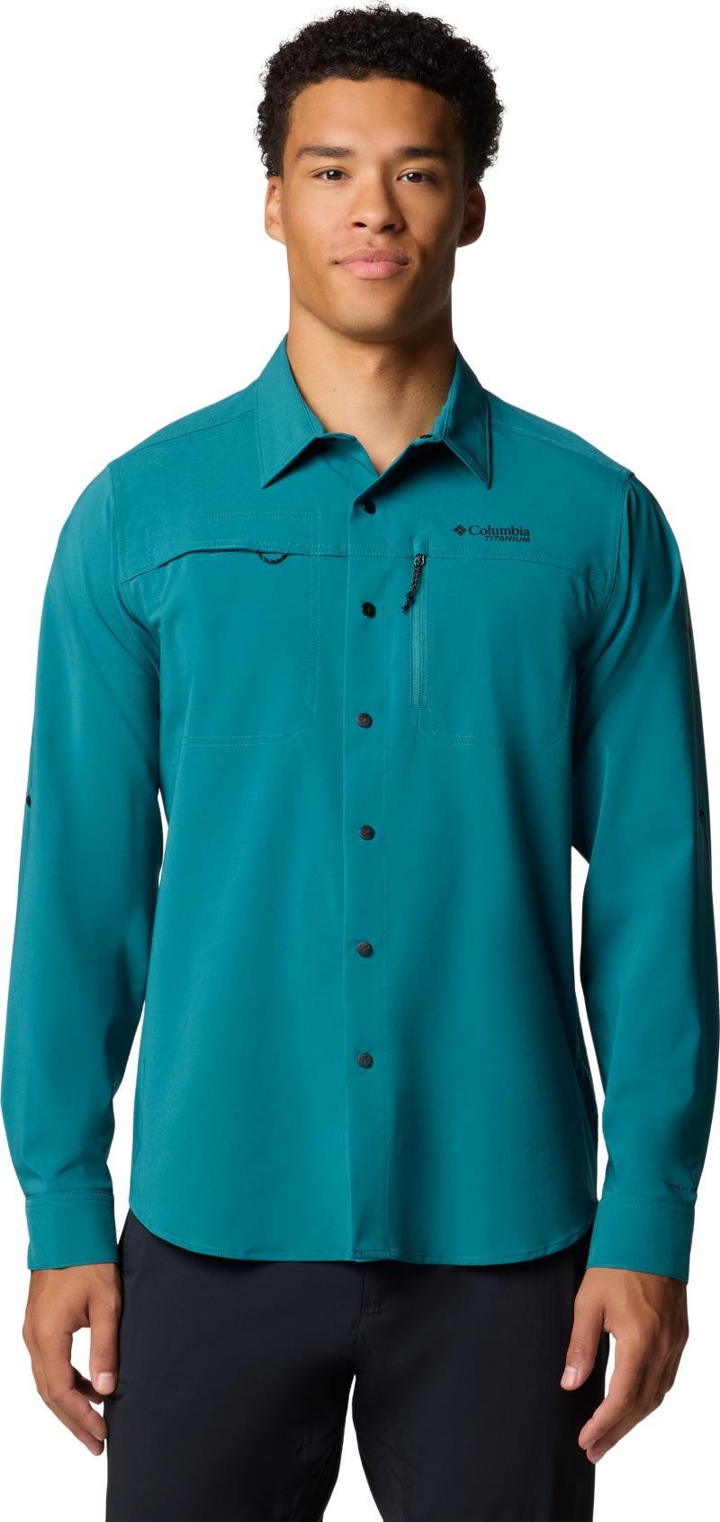 Summit Valley Woven LS Shirt, Tall - Mens - river blue 1
