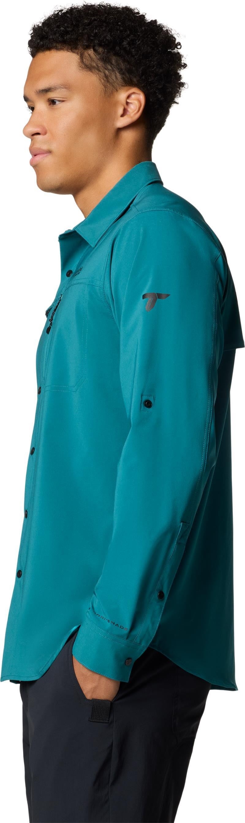 Summit Valley Woven LS Shirt, Tall - Mens - river blue 1
