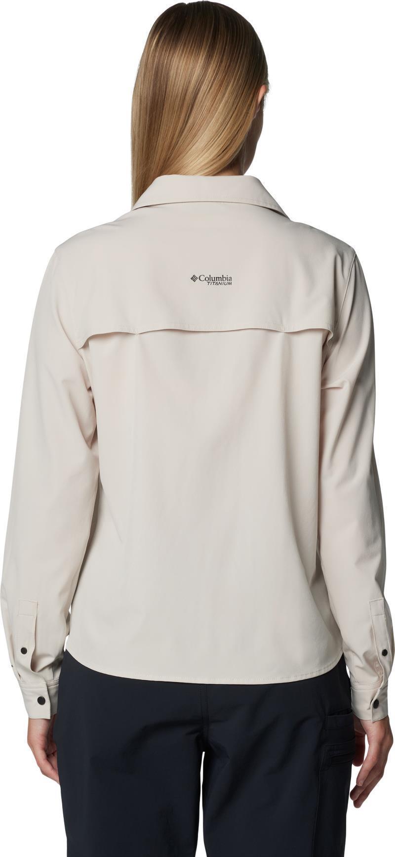 Summit Valley Woven LS Shirt - Womens - dark stone 1